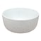 Mento White Ceramic Bowl, 15 Cm