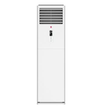 Hoover 48,000 BTU Floor Standing Air Conditioner HAF-SC48K, 4 Way Air Flow, T3 Rotary Compressor, White, 4.0 Ton