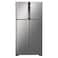 Hitachi 820L Top Mount Double Door Premium Refrigerator RV820PUK1KBSL,  10 Year Warranty on Inverter Compressor,  2 Door Fridge Brilliant Silver