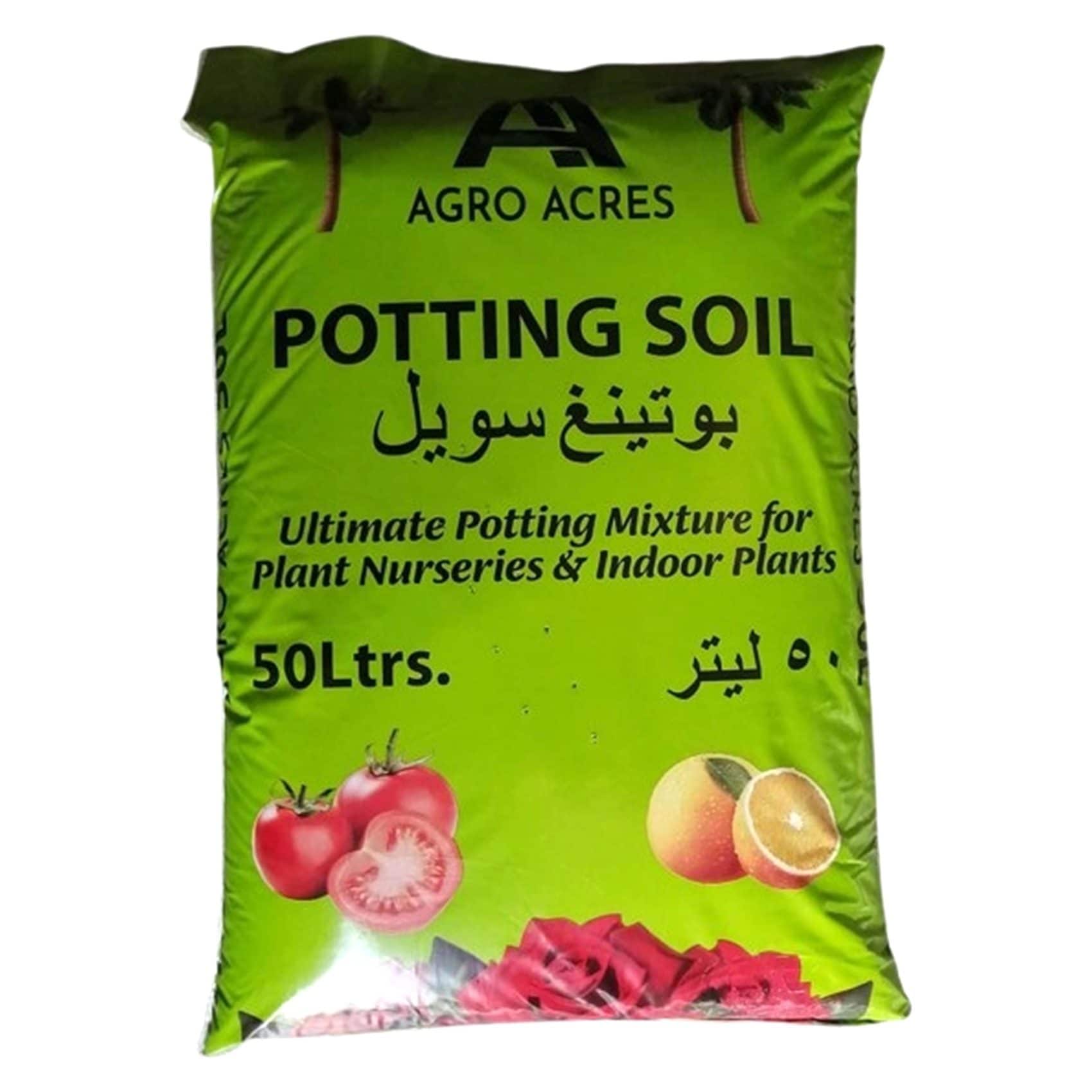 Buy Agro Acres Potting Soil For Containers, 50 Liters Online ...