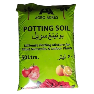Agro Acres Potting Soil For Containers, 50 Liters