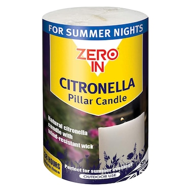 أس تي في زيرو إن شمعة عمودية برائحة السترونيلا