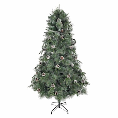 Carrefour Home Christmas Mixtips Christmas Tree, White, 180cm