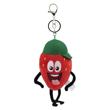 قطع زينة صغيرة مصممة على شكل الفراولة