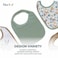 Nurtur Cotton Feeding Baby Bibs Mixed Print, Pack of 5
