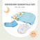 Nurtur Newborn Essentials Gift Set, Blue, 6 Piece Set