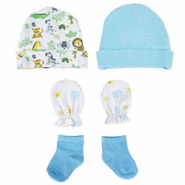 Nurtur Newborn Essentials Gift Set, Blue, 6 Piece Set