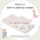 Nurtur Baby Washcloth Set, Pink, Pack of 5