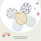 Nurtur Cotton Baby Bibs Blue Assorted Print, Pack of 5