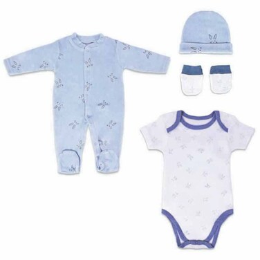 Nurtur Baby Clothing Gift Set, Blue, 4 Piece Set