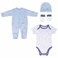 Nurtur Baby Clothing Gift Set, Blue, 4 Piece Set