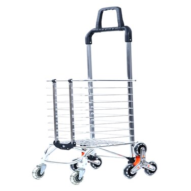Green Lion Foldable Shopping Trolley