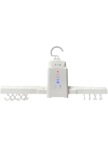 Portable Dryer Quick Dry Cloth Clothes Hanger Dryer, Intelligent Folding Drying Hanger Portable Household Shoe Dryer Shoe Dryer Drying Clothes UV Sterilization Dryer, Suitable for Family Travel.