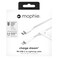 Mophie USB-C to Lightning Data Sync and Charging Cable, White, 1m