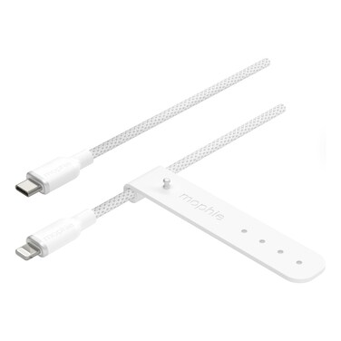 Mophie USB-C to Lightning Data Sync and Charging Cable, White, 1m