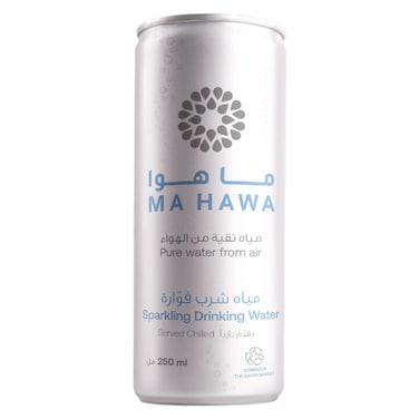 Ma Hawa Sparkling Drinking Water Can, 250ml