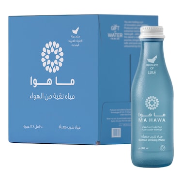 Ma Hawa Bottled Still Drinking Water, 250ml Pack of 12
