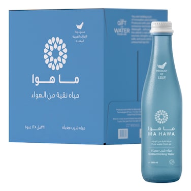 Ma Hawa Bottled Still Drinking Water, 330ml Pack of 12