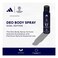 Adidas UEFA Champions League Goal Deodorant Body Spray, 150ml