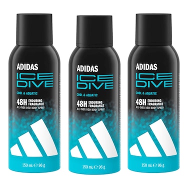 أديداس بخاخ مزيل عرق للجسم آيس دايف حزمة من 3 × 150 ملل