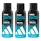 أديداس بخاخ مزيل عرق للجسم آيس دايف حزمة من 3 × 150 ملل