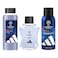 أديداس مجموعة دوري أبطال أوروبا UEFA برو بلاير تتكون من أو دو تواليت 100 ملل + بخاخ مزيل عرق للجسم 150 ملل + جل استحمام 3 في 1 250 ملل