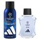 Adidas UEFA Champions League Pro Player Eau De Toilette, 100ml + UEFA Champions League Pro Player Deodorant Body Spray, 150ml
