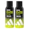 Adidas Pure Game Deodorant Body Spray, 150ml Pack of 2