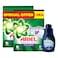 Ariel Platinum Clean Detergent Powder for Automatic Washing Machine, Downy Lavender, 2.5kg Pack of 2 (13 Washes) and Downy All-in-One Valley Dew Liquid Fabric Softener, 400ml