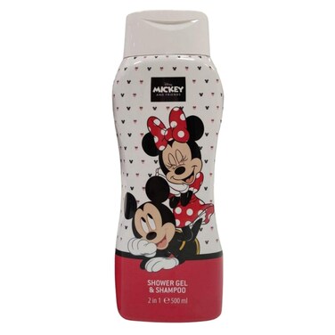 Air-Val Disney Mickey and Friends 2-in-1 Shower Gel and Shampoo for Kids, 500ml