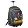 X 2-Wheel Yellow Car Printed Trolley Bag 59