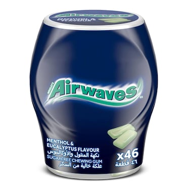 Airwaves Eucalyptus Gum Sugar Free, 64g
