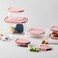 LocknLock Classic Plus Rectangular Food Storage Container Pink, 2L