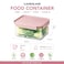 LocknLock Classic Plus Rectangular Food Storage Container Pink, 2L