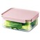 LocknLock Classic Plus Rectangular Food Storage Container Pink, 2L