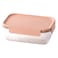 Lock &amp; Lock Classic Plus, Rectangular Container, Pink, 420ml