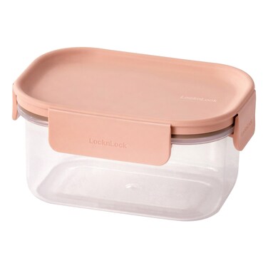 Lock &amp; Lock Classic Plus, Rectangular Container, Pink, 385ml