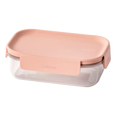 Lock &amp; Lock Classic Plus, Rectangular Container, Pink, 910ml