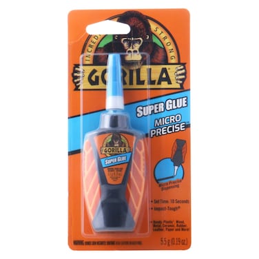 Gorilla Micro Precise Super Glue, 5.5g