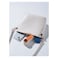Porodo Handheld Turbo Fan with LED Display, White and Orange