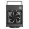 Porodo Air and Mist Portable Cooling Fan, Black