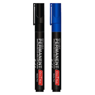 Office Mate Permanent Marker Pens 169, 2 PCS