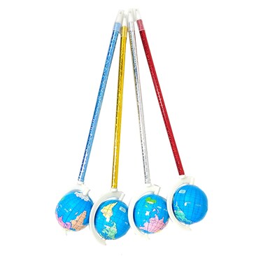X Fancy World Map Decorated Pens 123