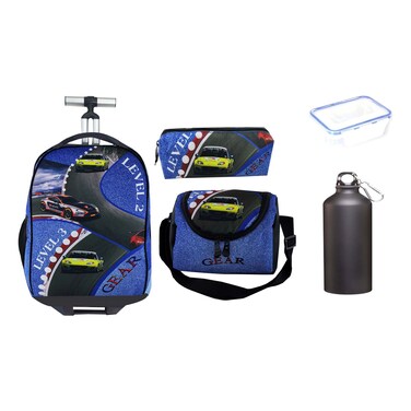 X 2-Wheel Printed Trolley Set for Boy 110, Assorted