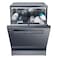 Candy Freestanding Dishwasher, CF 5C6F0A-19, 15 Place Settings, Adjustable Upper Basket, Stainless Steel