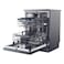 Candy Freestanding Dishwasher, CF 5C6F0A-19, 15 Place Settings, Adjustable Upper Basket, Stainless Steel