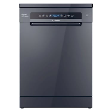 Candy Freestanding Dishwasher, CF 5C6F0A-19, 15 Place Settings, Adjustable Upper Basket, Stainless Steel