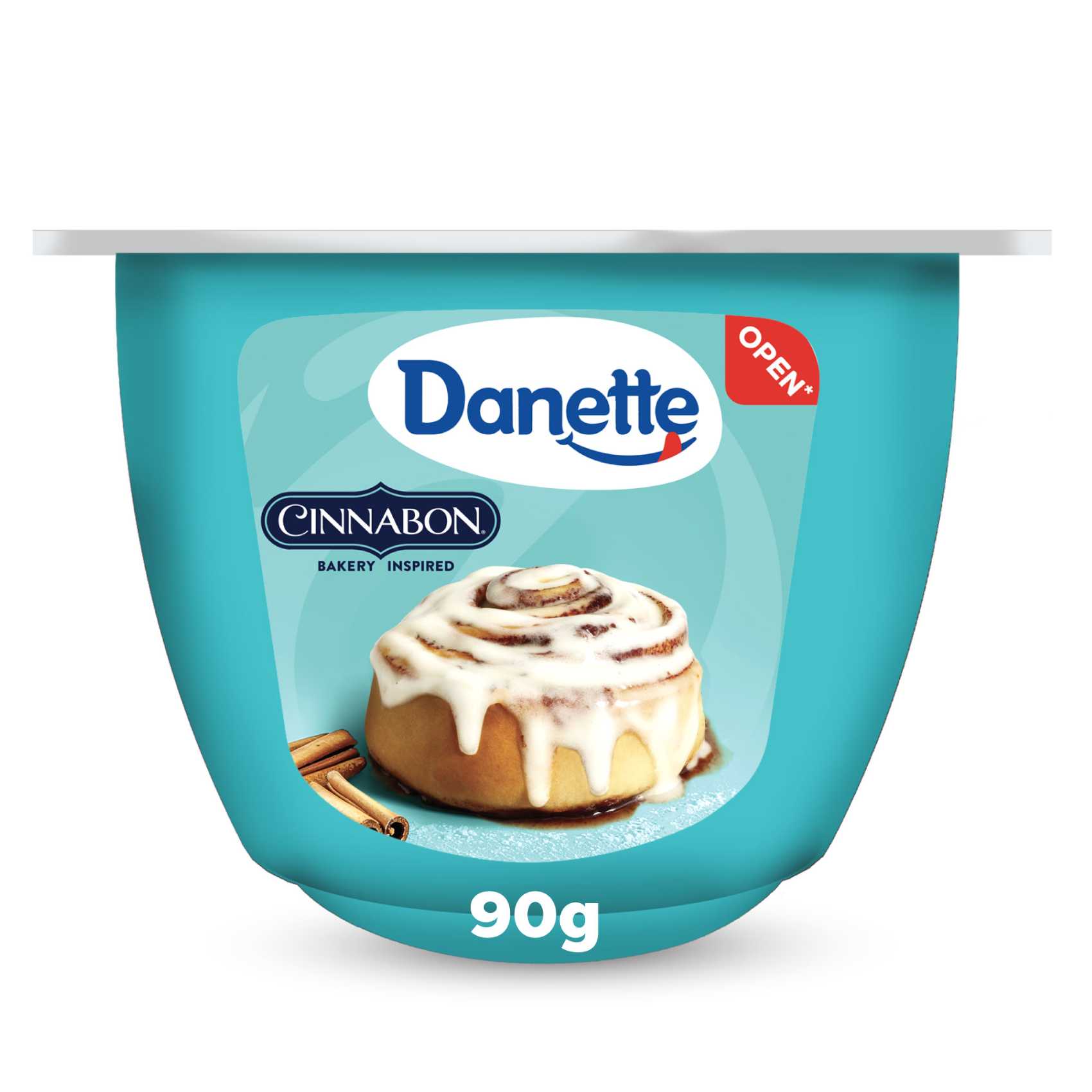 Buy Danette Cinnabon Pudding Dessert, Creamy Custard Made with 80% Milk ...