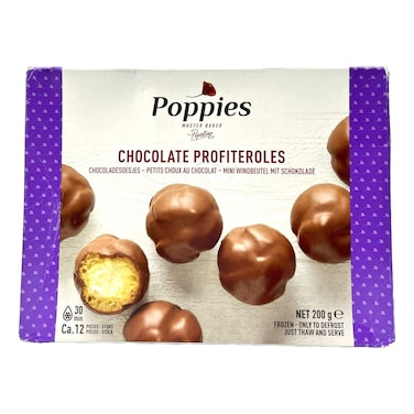 Poppies Chocolate Profiteroles, 200g