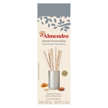 Almendro Crunchy Almond Turron Stick, 50g
